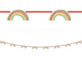 arco iris foil faixa