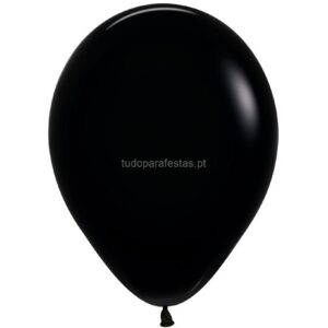 Balão Látex Preto 30cm 12'
