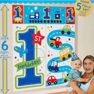 Cenário 1ano Carrinhos 5pcs