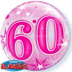 Balão 60 Rosa Transparente