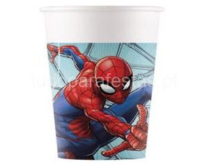 Copos Homem Aranha Papel 8unid