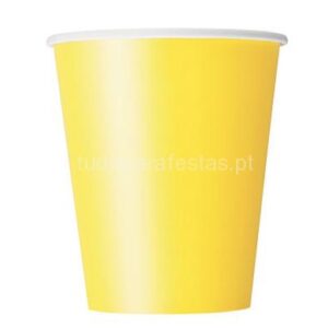 Copos Amarelo 8unid