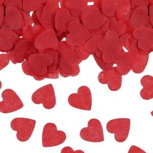 Confettis Corações Vermelhos 20g