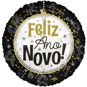 Balão Feliz Ano Novo 46cm