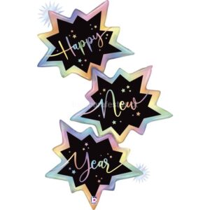 Balão Happy New Year trio 130cm