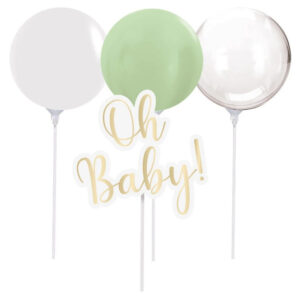 Topo Bolo Oh Baby Balões