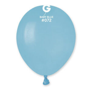 Balão Látex Azul Bebé 12cm 5'
