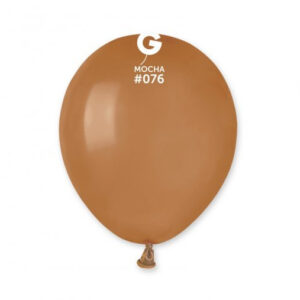 Balão Látex Castanho Moca 12,5cm 5'