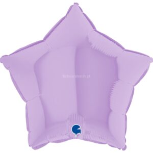 Balão Estrela Lilás Mate 45cm