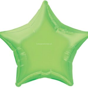 Balão Estrela Verde Claro 50cm