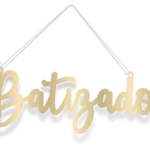 Faixa Batizado Dourado 60cm