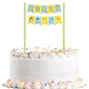 Topo Bolo Bluey Party 19cm
