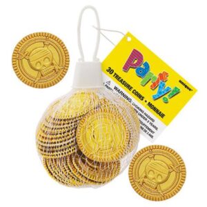 Moedas plástico 30unid