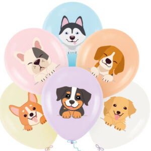 Balão Látex Cães 6unid