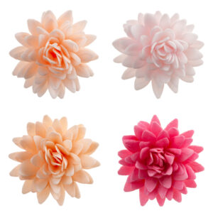 .Flor hóstia Pompom Colorido 5,5cm