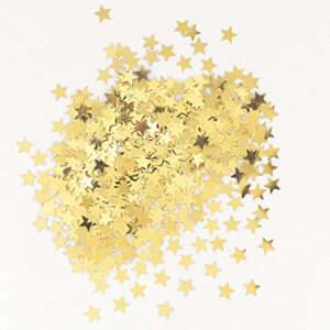 Confettis Estrelas Douradas