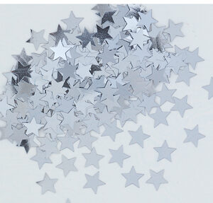 Confettis Estrelas Prateadas