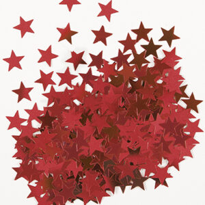 Confettis Estrelas Vermelhas