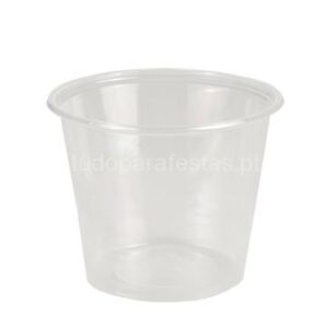 Copo transparente 125ml com tampa 50unid
