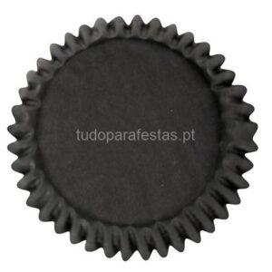 Formas Cupcakes Preta 60unid
