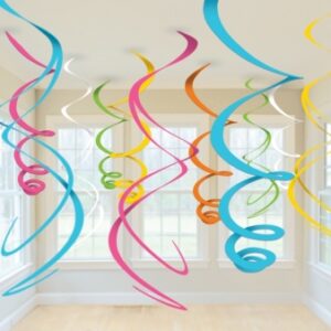 Decoração espiral Multicor