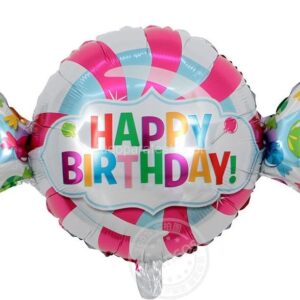 Balão Rebuçado Happy Birthday 68cm