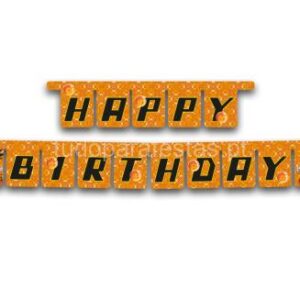 Faixa Happy Birthday Dragon Ball 3m