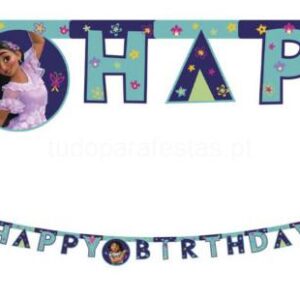 Faixa Happy Birthday Encanto 2m