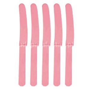 Facas Rosa Claro 20unid