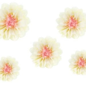 Decoração Flores Creme 5unid