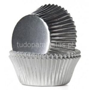 Formas Cupcakes Prateadas