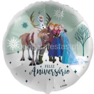 Balão Frozen Feliz Aniversário 43cm