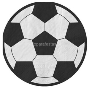 Guardanapos Bola Futebol recortada 20unid