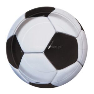 Prato Futebol 18cm 6unid