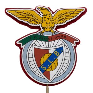Topo Bolo Futebol Benfica 15x15cm