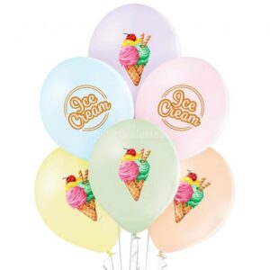 Balão Látex Gelados Pastel 6unid