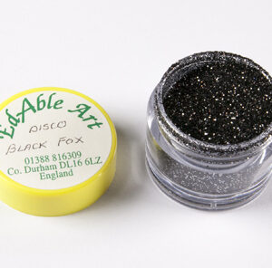 Glitter Preto e Prata 10g