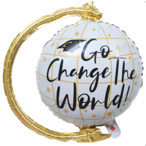 Balão Graduado Go! Change the world! 60cm