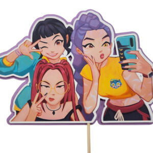 Topo Bolo Guerreiras KPOP