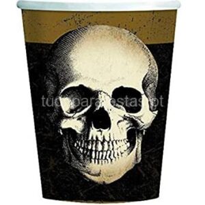 Copos Caveira 266ml 8unid