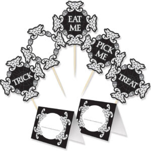 Toppers kit Halloween 48unid