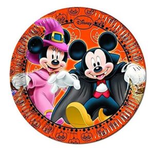 Pratos Mickey Halloween 20cm 8unid