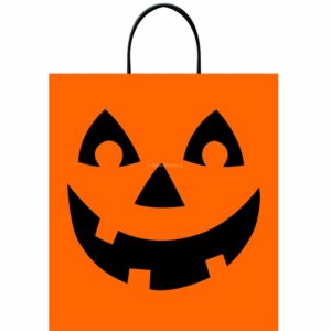 Saco Halloween Abóbora 40x36cm