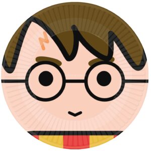 Pratos Harry Potter Animado 23cm 8unid