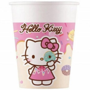 Copos Hello Kitty e Kuromi 8unid