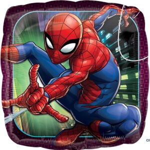 Balão Homem Aranha Quadrado 43cm