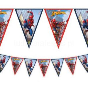 Bandeira Triangular Homem Aranha 2,3m