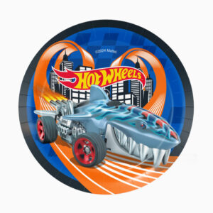 Pratos Hot Wheels 18cm 8unid