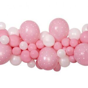 Balão Látex Kit Rosa 65b. + fita