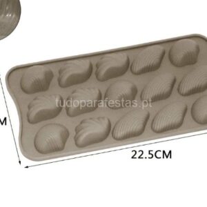 Molde Silicone Conchas 10x20.5cm